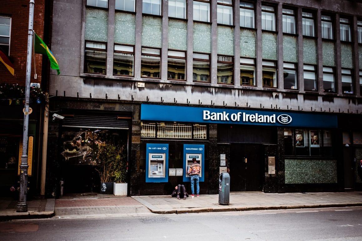 bank of Ireland in Dublin with new hybrid working model