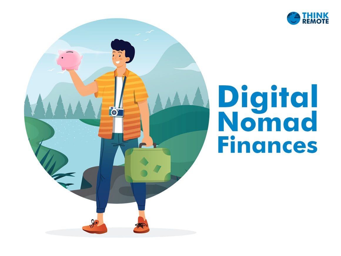 A digital nomad planning digital nomad budget savings while traveling