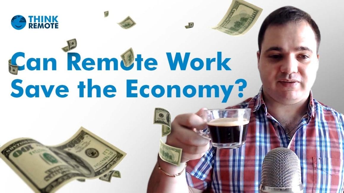 remote work save economy