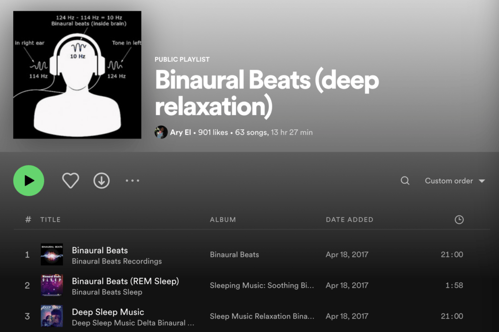 Binaural beats deep relaxation
