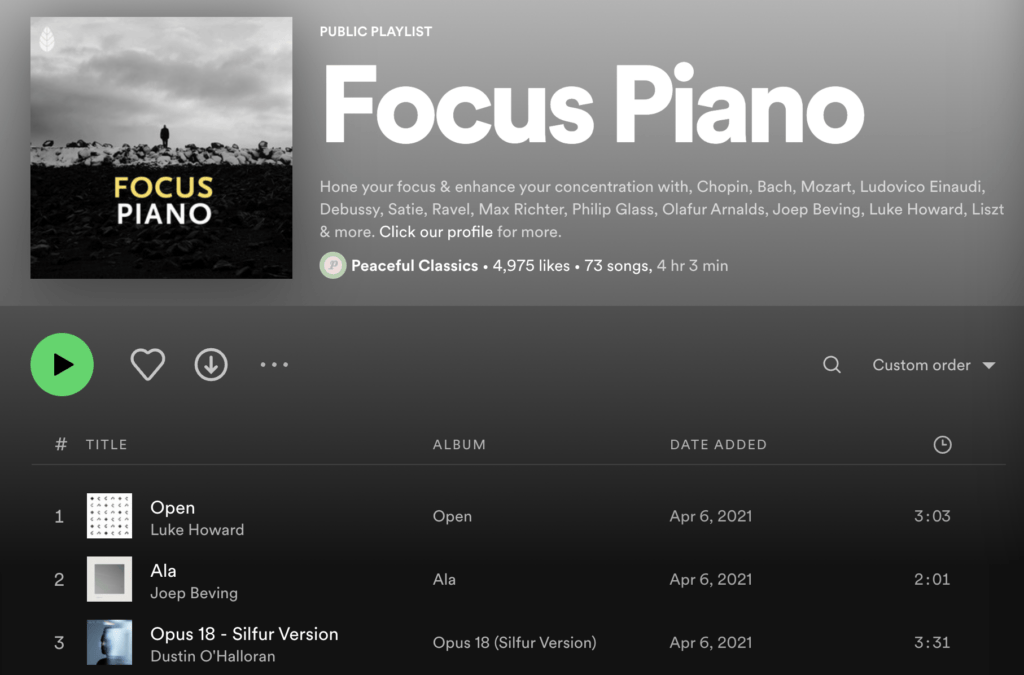 Focus Piano