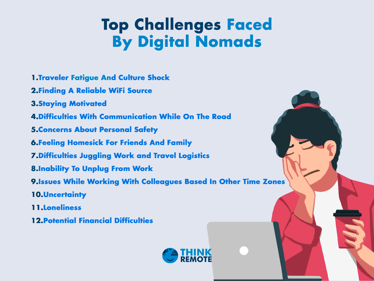 Top Challenges Faced By Digital Nomads.