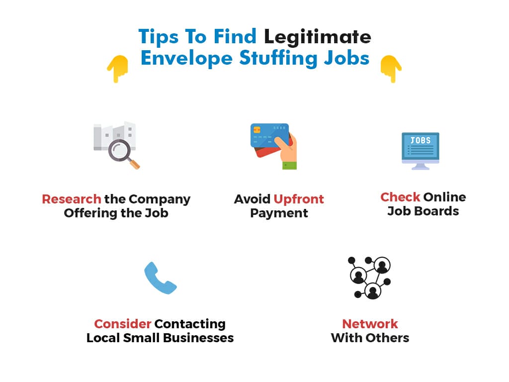 How to find envelope stuffing jobs