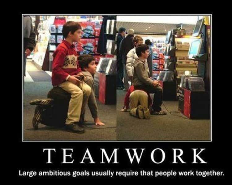 Teamwork meme