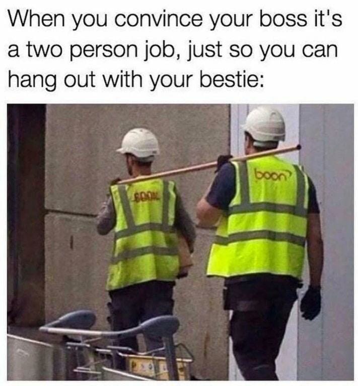 two-person job meme