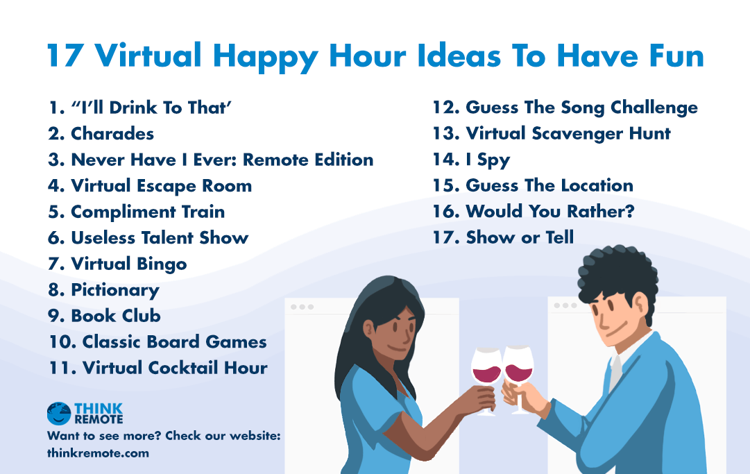 17 virtual happy hour ideas to have fun 