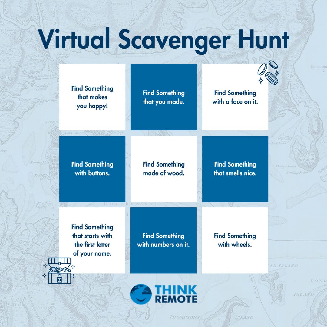 Virtual scavenger hunt